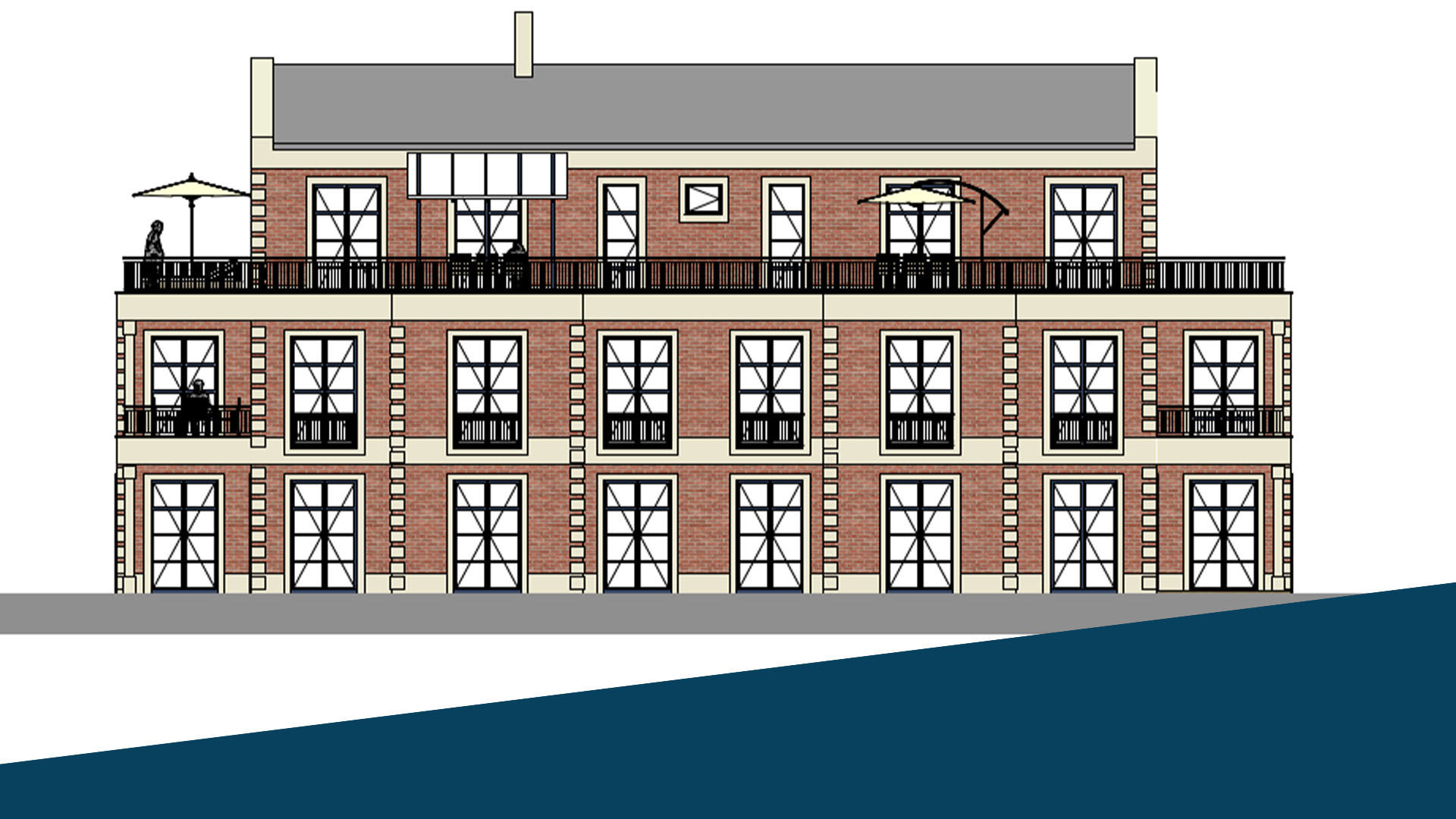Neubau von 5 Mehrparteienhäuser mit 7 Wohneinheiten und Tiefgarage nach KfW40EE QNG in 26160 Bad Zwischenahn